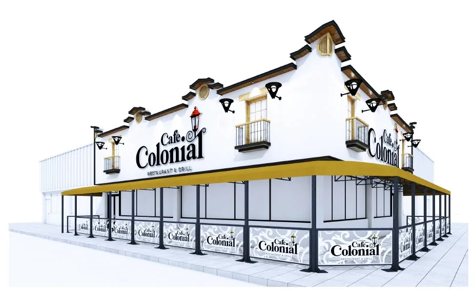 Cafe Colonial Render
